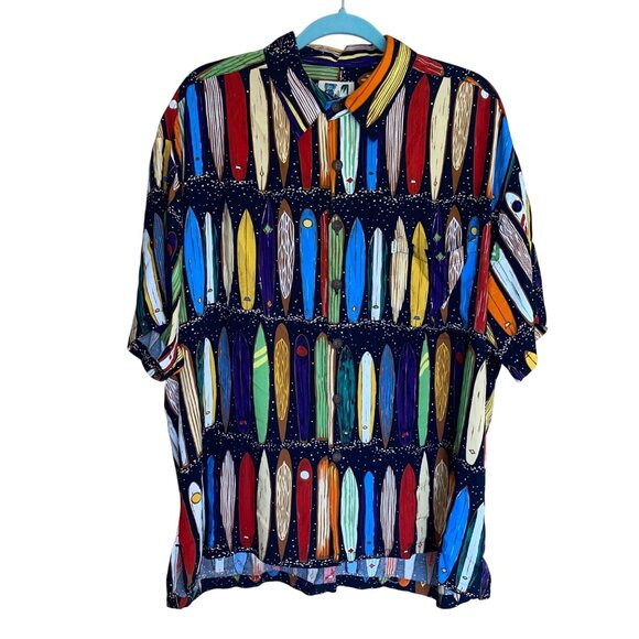 Kahala x John Severson Other - Kahala John Severson Mens Shirt Size XL Multicolor Surfboards Hawaiian